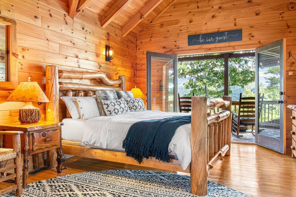 Cherry Log Summit Cabin By Bk Stays - Family Friendly - Playground - Game Room - Jacuzzi - Amazing Mountain Views 外观 照片