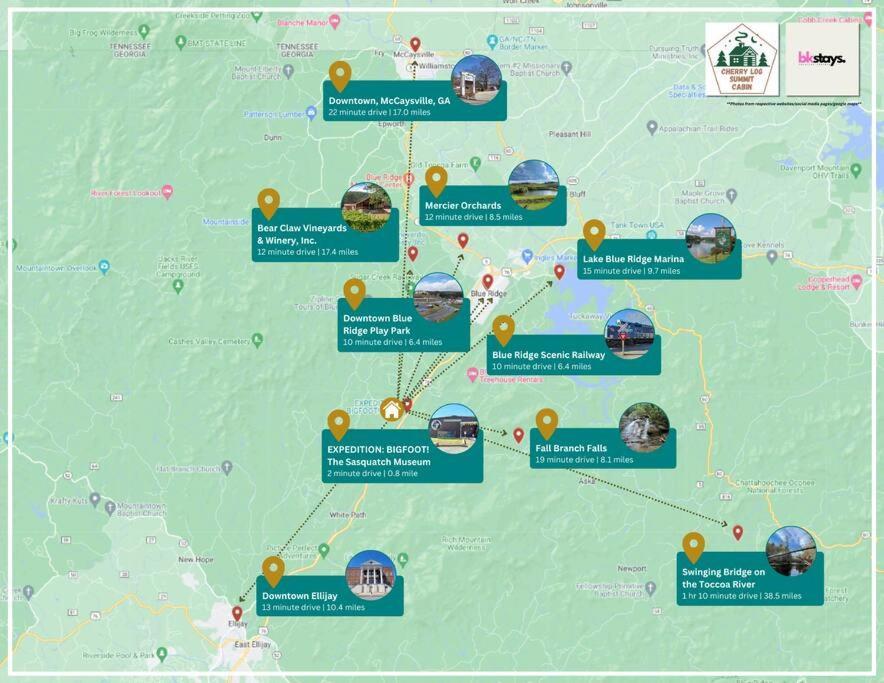 Cherry Log Summit Cabin By Bk Stays - Family Friendly - Playground - Game Room - Jacuzzi - Amazing Mountain Views 外观 照片